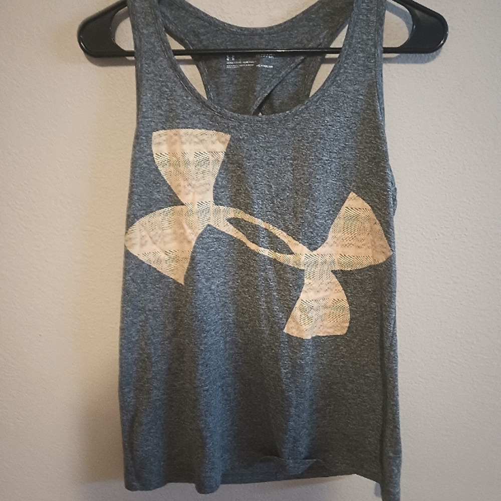 4/$20 Under Armour Gray Performance Tank Top